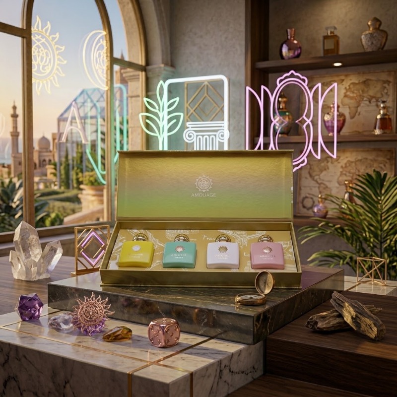 The Collection Perfume Fragrance - ชุดของขวัญน้ำหอม AMOUAGE 30ML X4 สำหรับทุกเพศ น้ำหอม